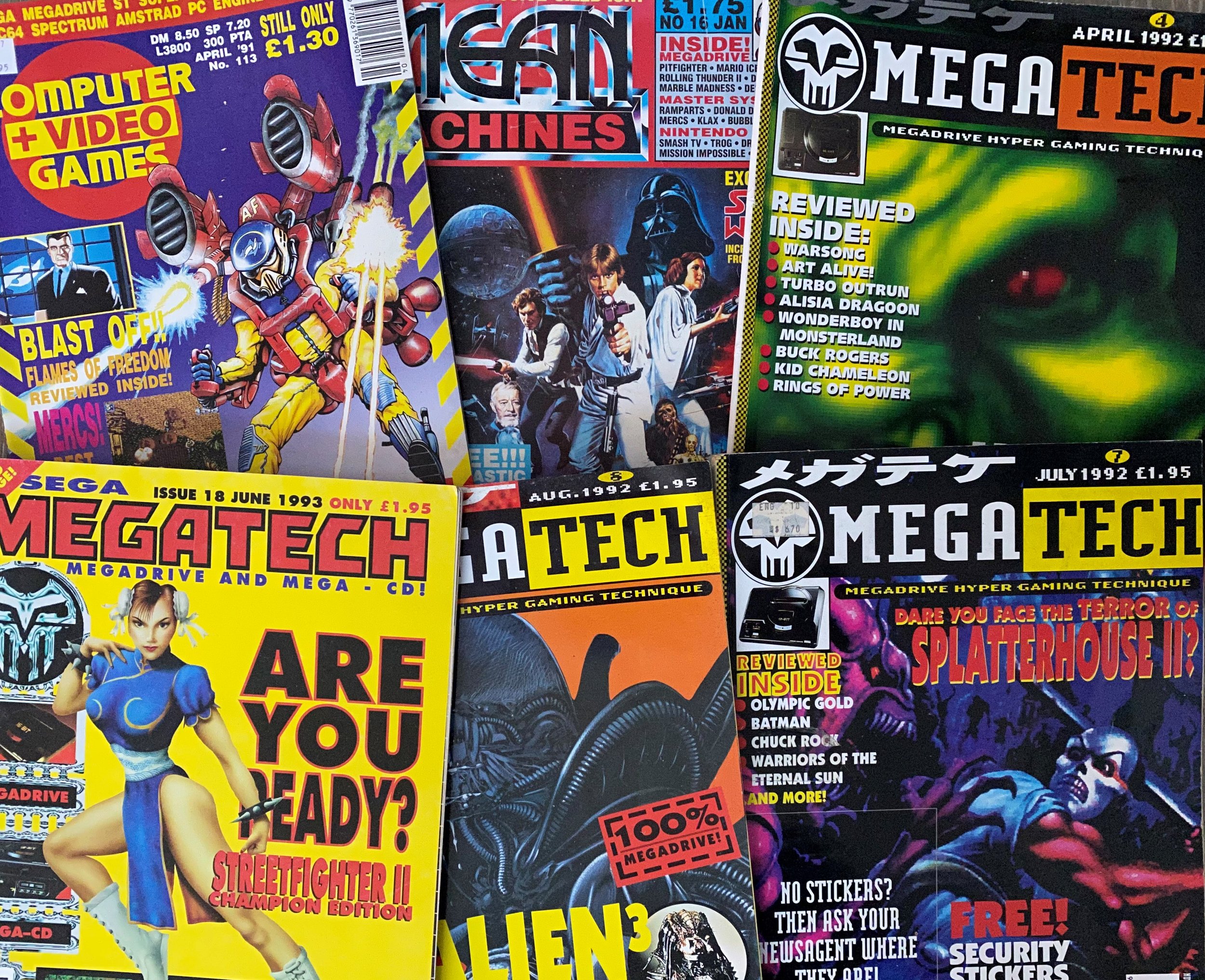Megatech magazine history — Forgotten Worlds